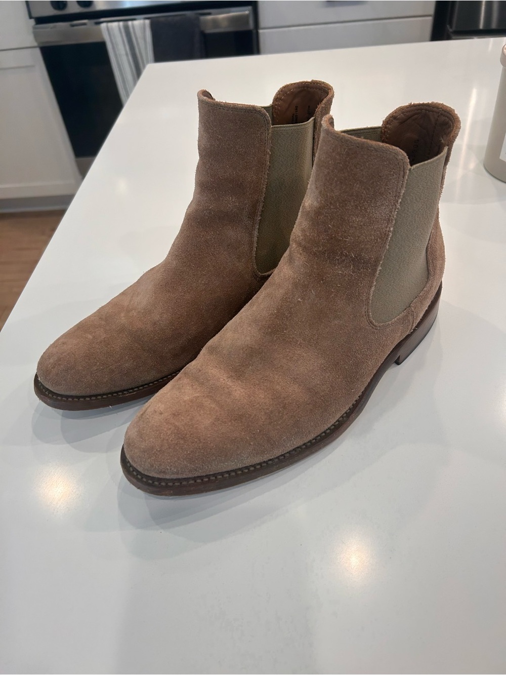 Thursday Boot Company Men's Suede Chelsea Boots - Sand